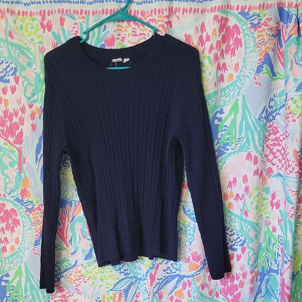 GAP Womens Cable Knit Sweayer Xl